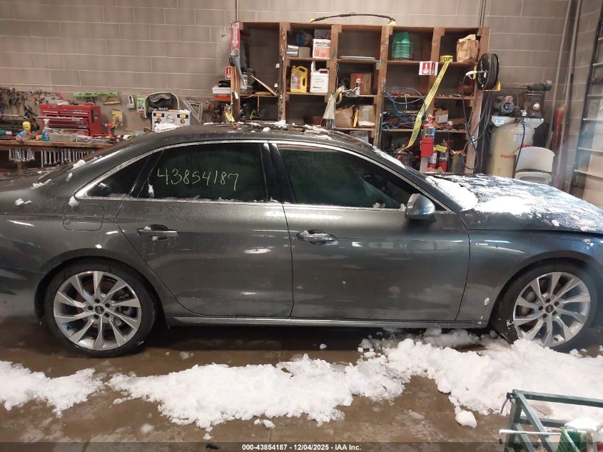 2022 Audi A4 Premium Plus 45 Tfsi S Line Quattro S Tronic VIN: WAUEAAF48NA015198 Lot: 43854187