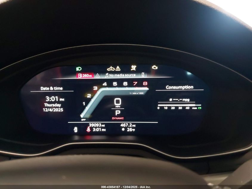 2022 Audi A4 Premium Plus 45 Tfsi S Line Quattro S Tronic VIN: WAUEAAF48NA015198 Lot: 43854187