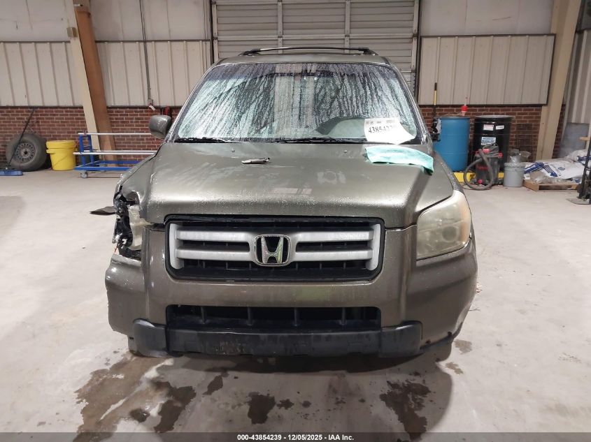 2006 Honda Pilot Ex-L VIN: 5FNYF28666B029728 Lot: 43854239