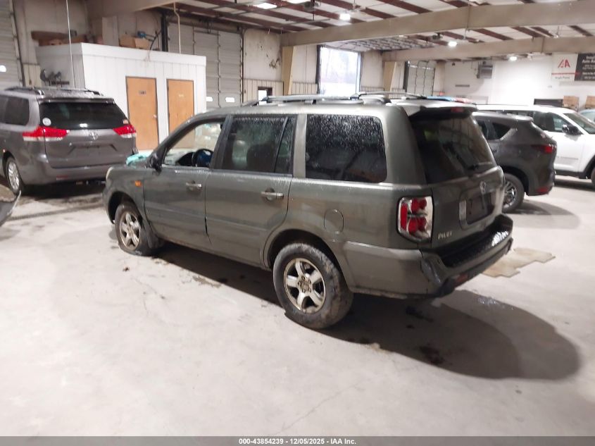 2006 Honda Pilot Ex-L VIN: 5FNYF28666B029728 Lot: 43854239