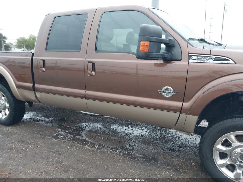 2012 Ford F-250 Lariat VIN: 1FT7W2BT8CEC54613 Lot: 43854262