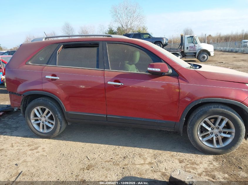 2015 Kia Sorento Lx VIN: 5XYKT3A66FG625414 Lot: 43854271