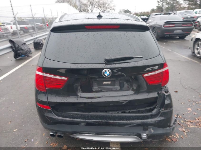 2017 BMW X3 xDrive28I VIN: 5UXWX9C58H0D99531 Lot: 43854348