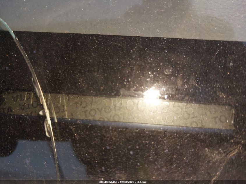 2004 Toyota Corolla Ce VIN: JTDBR32E040052565 Lot: 43854456