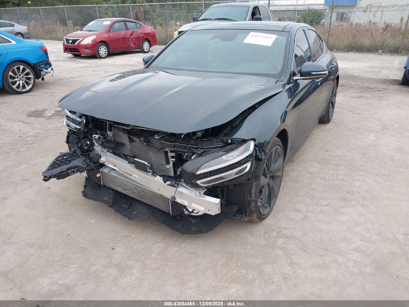 2023 Genesis G70 2.0T Rwd VIN: KMTG34TA9PU115010 Lot: 43854465