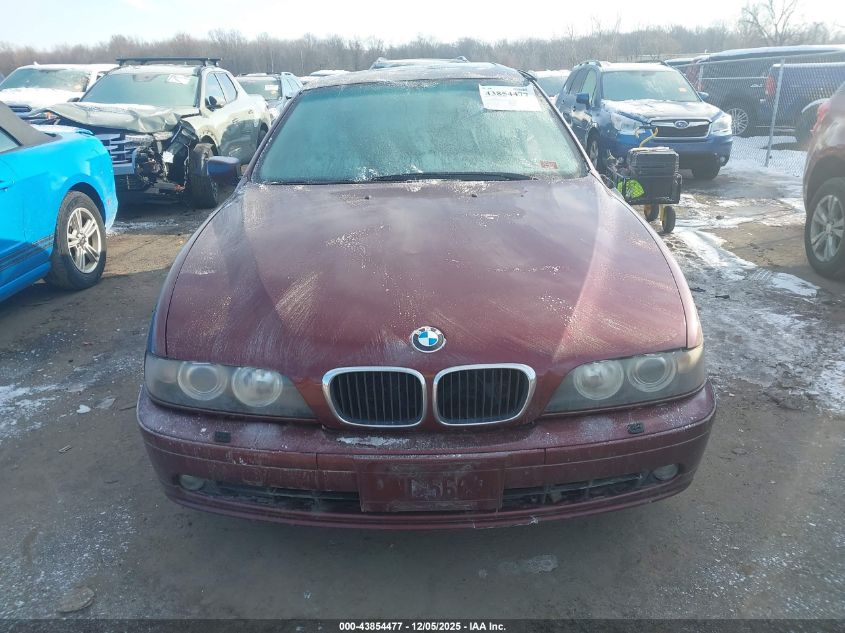 2001 BMW 525Ia VIN: WBADT43461GF58443 Lot: 43854477