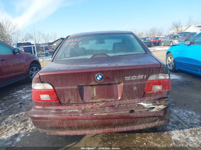 2001 BMW 525Ia VIN: WBADT43461GF58443 Lot: 43854477