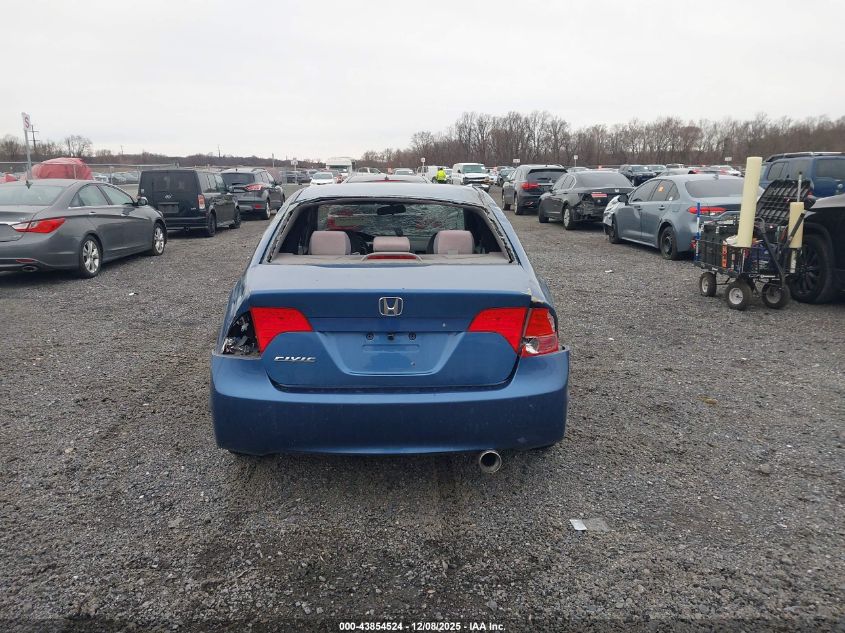 2007 Honda Civic Ex VIN: 1HGFA16887L047376 Lot: 43854524