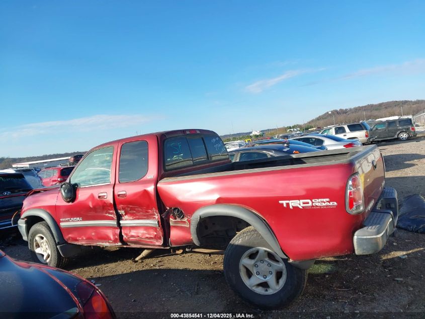 2002 Toyota Tundra Sr5 V8 VIN: 5TBBT44122S234398 Lot: 43854541