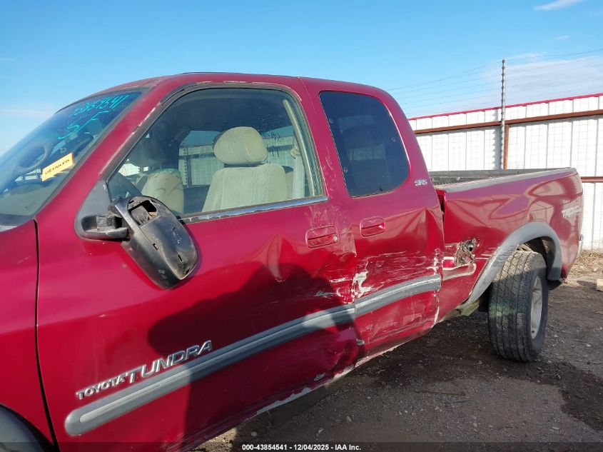 2002 Toyota Tundra Sr5 V8 VIN: 5TBBT44122S234398 Lot: 43854541