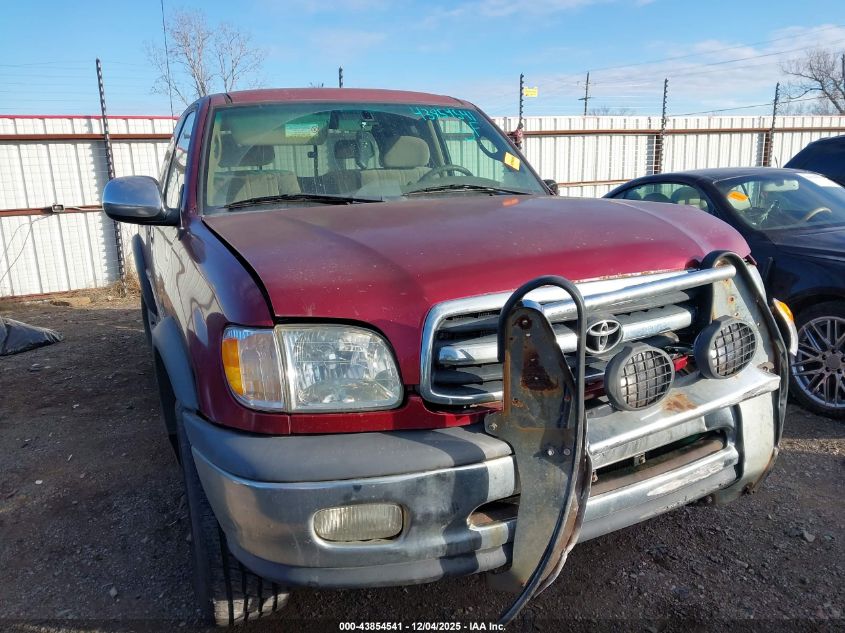 2002 Toyota Tundra Sr5 V8 VIN: 5TBBT44122S234398 Lot: 43854541