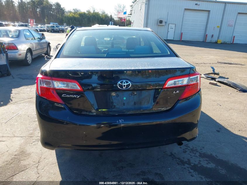 2012 Toyota Camry Le VIN: 4T4BF1FK5CR168981 Lot: 43854561