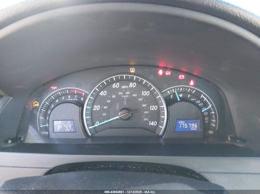 2012 Toyota Camry Le VIN: 4T4BF1FK5CR168981 Lot: 43854561