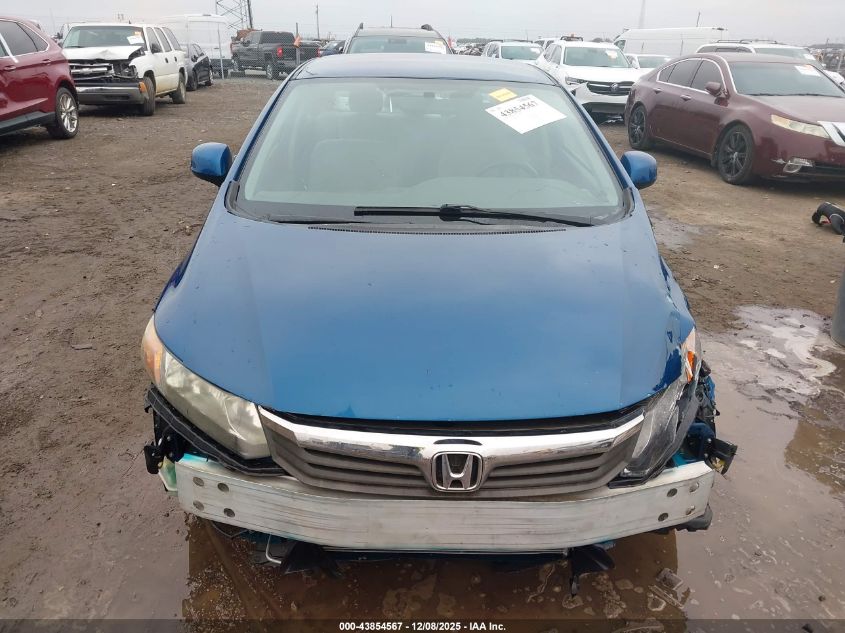 2012 Honda Civic Lx VIN: 2HGFB2F58CH575998 Lot: 43854567