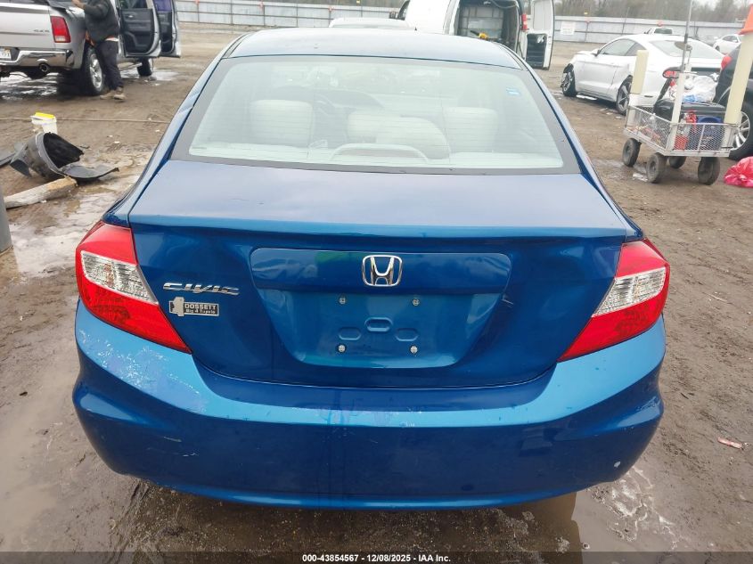 2012 Honda Civic Lx VIN: 2HGFB2F58CH575998 Lot: 43854567