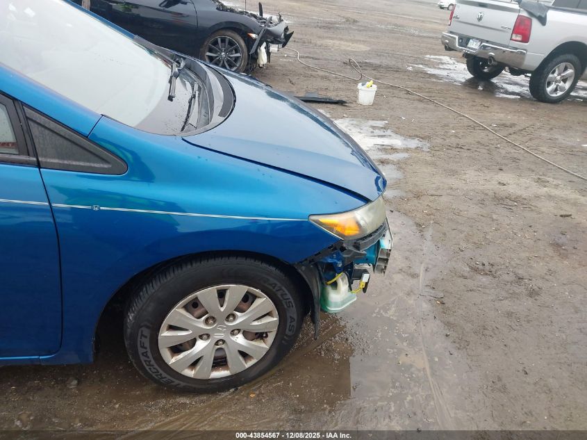 2012 Honda Civic Lx VIN: 2HGFB2F58CH575998 Lot: 43854567