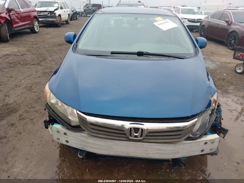 2012 Honda Civic Lx VIN: 2HGFB2F58CH575998 Lot: 43854567