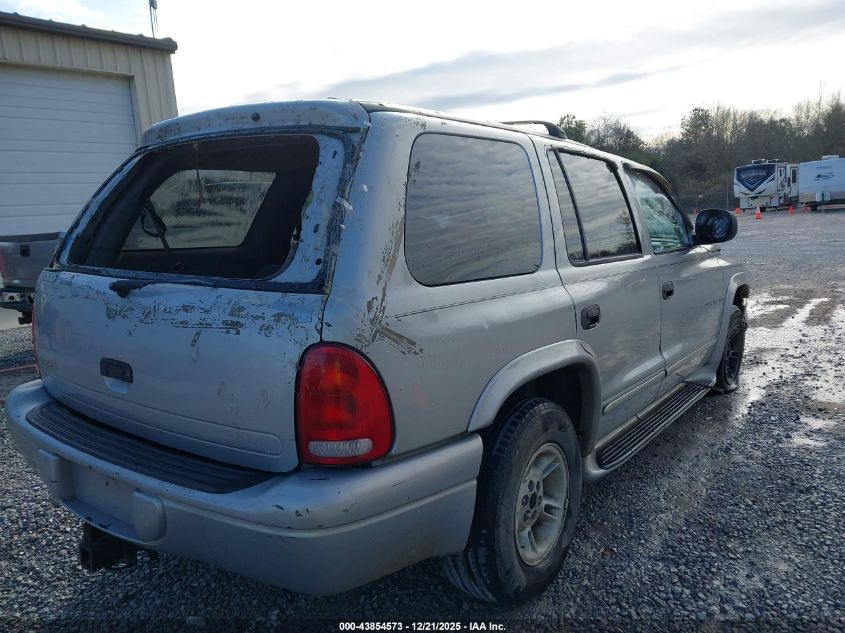 2000 Dodge Durango VIN: 1B4HR28Z9YF190443 Lot: 43854573