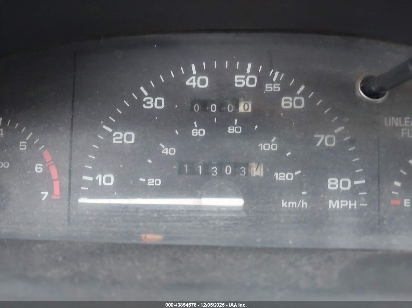 1993 Mercury Topaz Gs VIN: 1MEPM31X4PK636353 Lot: 43854578