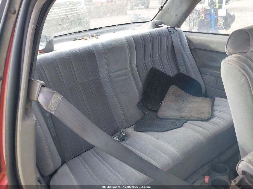 1993 Mercury Topaz Gs VIN: 1MEPM31X4PK636353 Lot: 43854578