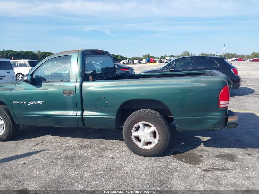 1999 Dodge Dakota Sport VIN: 1B7FL26P6XS238421 Lot: 43854650