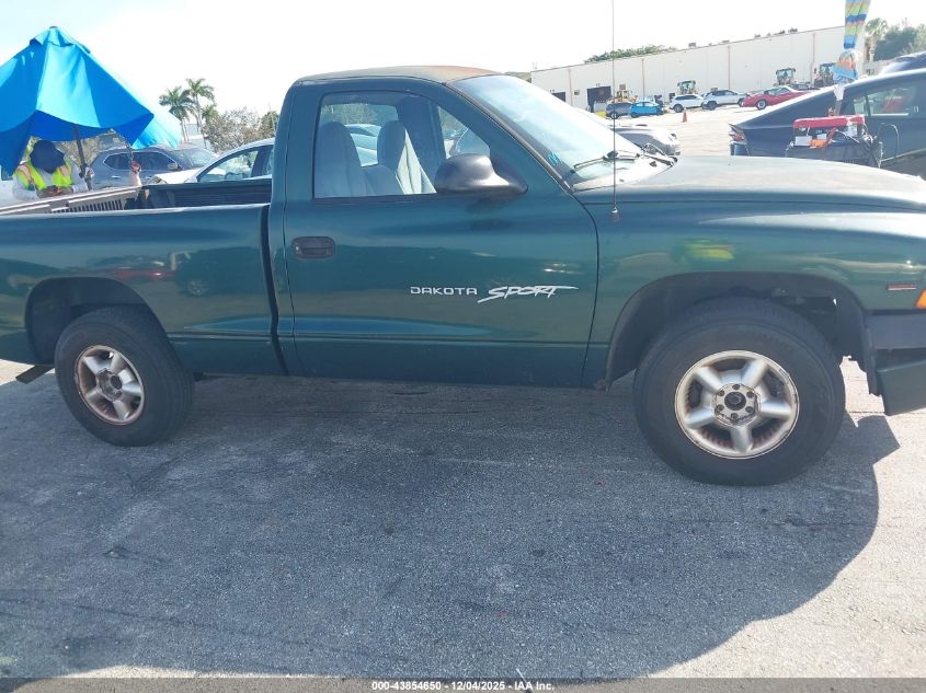 1999 Dodge Dakota Sport VIN: 1B7FL26P6XS238421 Lot: 43854650
