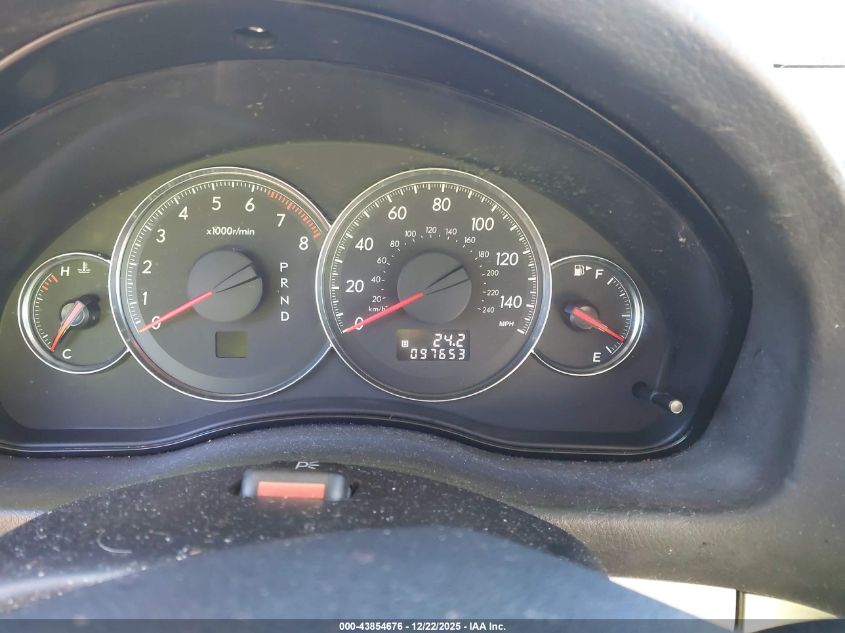 2009 Subaru Legacy 2.5I VIN: 4S3BL616597222382 Lot: 43854676