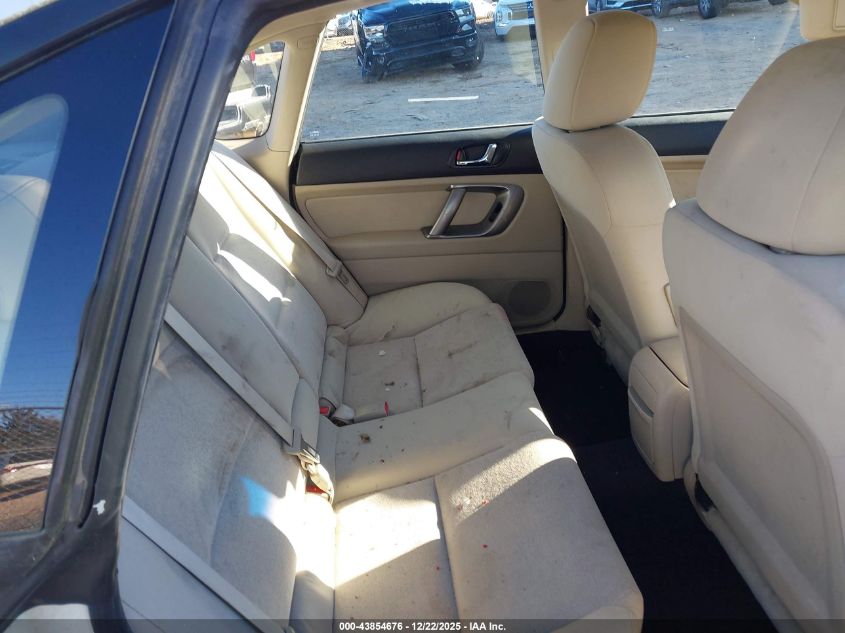 2009 Subaru Legacy 2.5I VIN: 4S3BL616597222382 Lot: 43854676