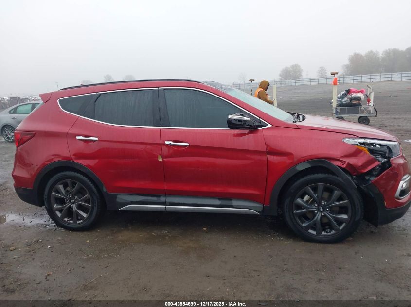 2017 Hyundai Santa Fe Sport 2.0T Ultimate VIN: 5XYZW4LAXHG408495 Lot: 43854699