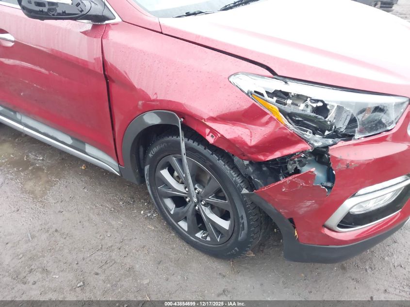 2017 Hyundai Santa Fe Sport 2.0T Ultimate VIN: 5XYZW4LAXHG408495 Lot: 43854699