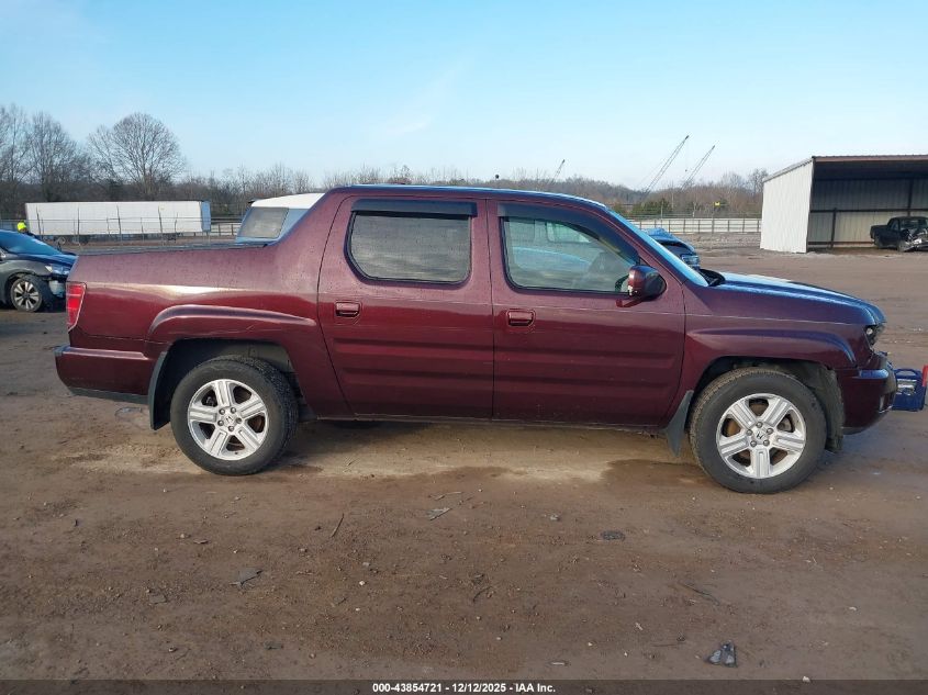 2013 Honda Ridgeline Rtl VIN: 5FPYK1F54DB015752 Lot: 43854721