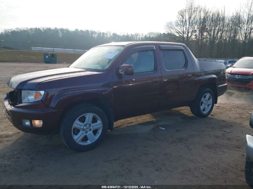 2013 Honda Ridgeline Rtl VIN: 5FPYK1F54DB015752 Lot: 43854721
