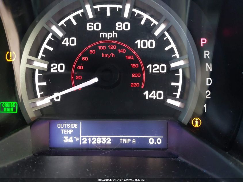 2013 Honda Ridgeline Rtl VIN: 5FPYK1F54DB015752 Lot: 43854721