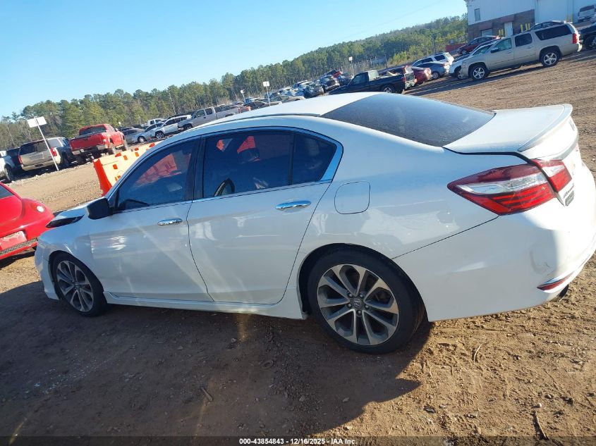 2017 Honda Accord Sport Se VIN: 1HGCR2F10HA138594 Lot: 43854843