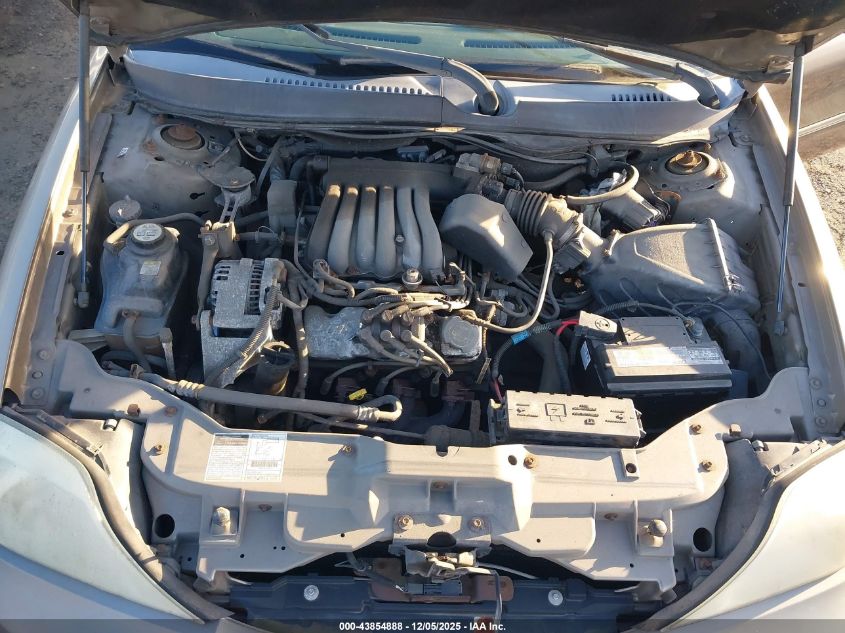 2002 Mercury Sable Gs VIN: 1MEFM50U22G619271 Lot: 43854888