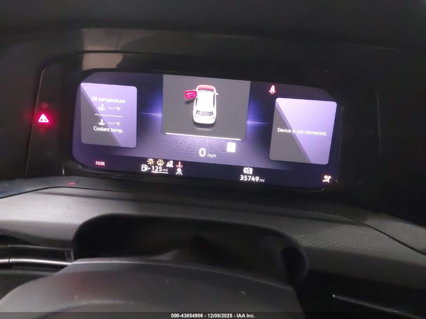 2024 Volkswagen Golf Gti 2.0T 380 Autobahn VIN: WVWWA7CD6RW147576 Lot: 43854906