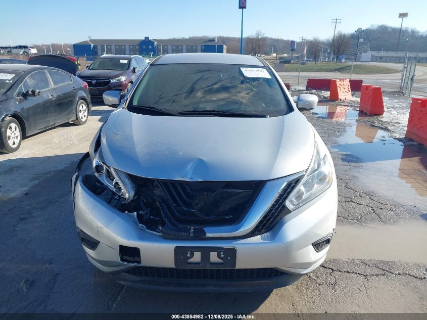 2015 Nissan Murano S VIN: 5N1AZ2MH5FN244062 Lot: 43854982