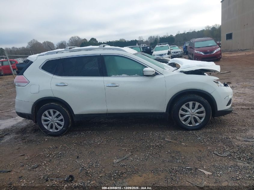 2016 Nissan Rogue S VIN: 5N1AT2MV1GC842864 Lot: 43855010