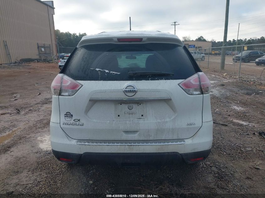 2016 Nissan Rogue S VIN: 5N1AT2MV1GC842864 Lot: 43855010