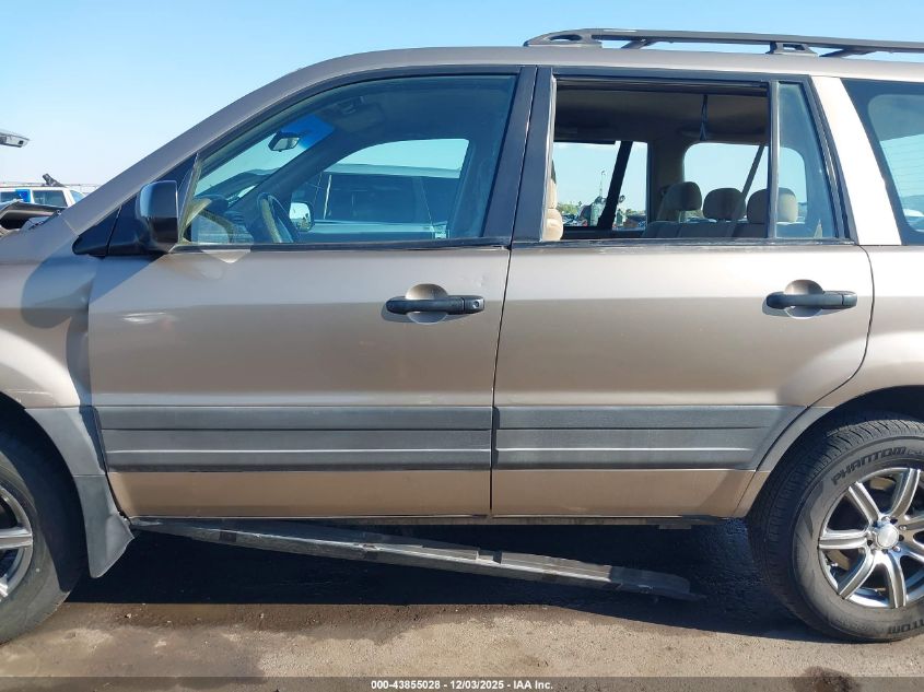 2003 Honda Pilot Lx VIN: 2HKYF18153H580535 Lot: 43855028