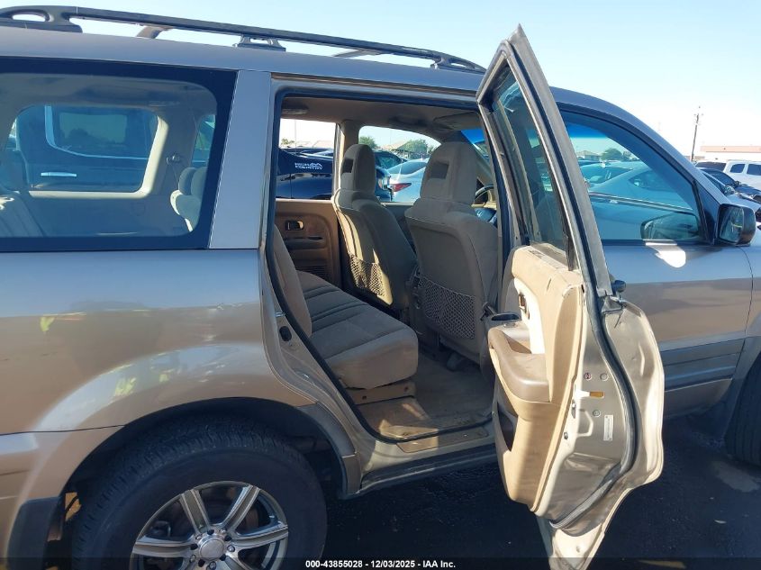 2003 Honda Pilot Lx VIN: 2HKYF18153H580535 Lot: 43855028