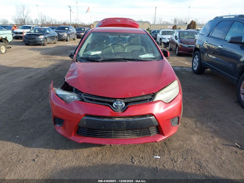 2015 Toyota Corolla Le VIN: 5YFBURHE1FP280754 Lot: 43855051