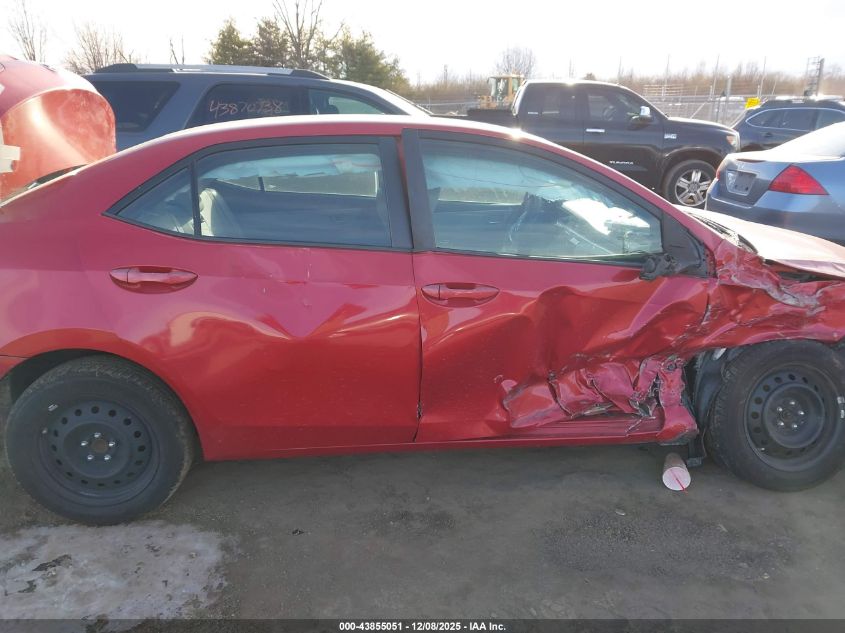 2015 Toyota Corolla Le VIN: 5YFBURHE1FP280754 Lot: 43855051