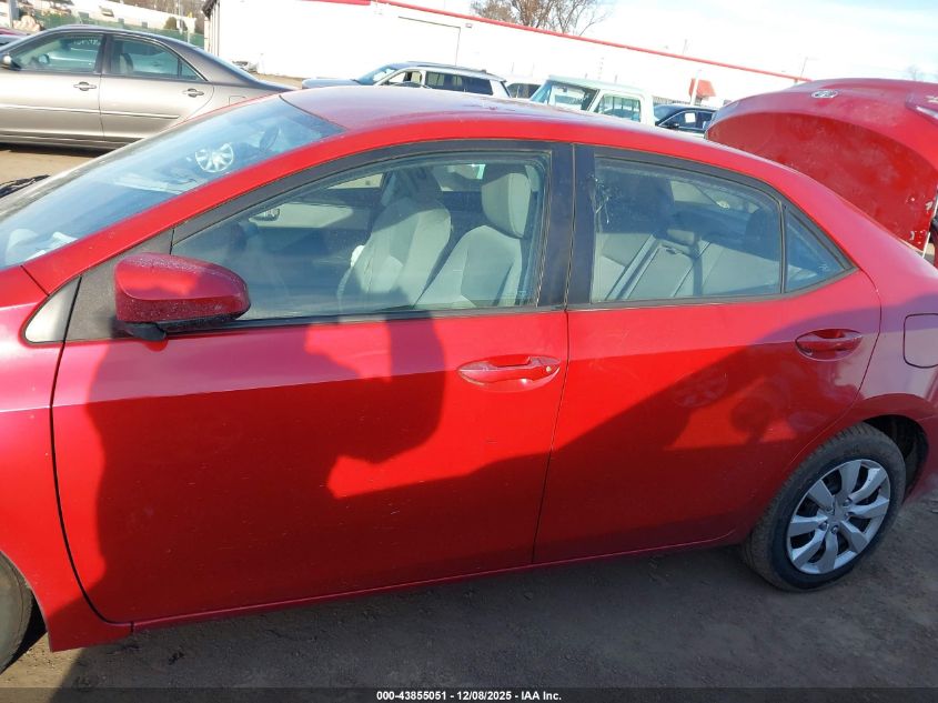 2015 Toyota Corolla Le VIN: 5YFBURHE1FP280754 Lot: 43855051