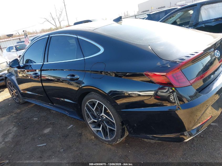 2023 Hyundai Sonata N Line VIN: KMHL14JC9PA308665 Lot: 43855075