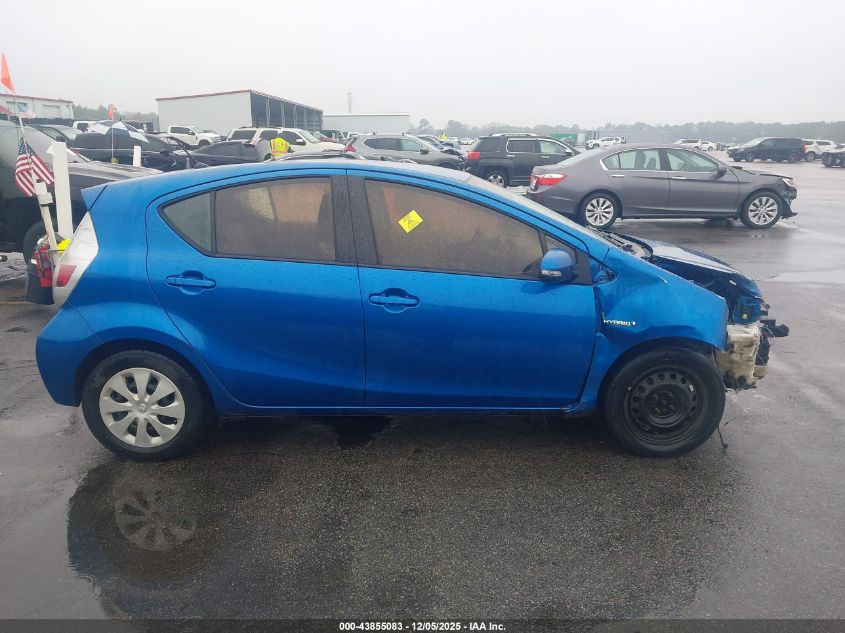 2013 Toyota Prius C One VIN: JTDKDTB37D1538443 Lot: 43855083