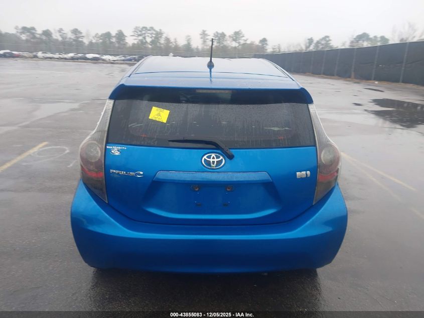 2013 Toyota Prius C One VIN: JTDKDTB37D1538443 Lot: 43855083