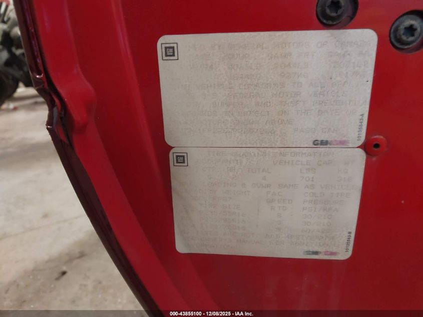 1994 Chevrolet Camaro VIN: 2G1FP22S2R2207266 Lot: 43855100