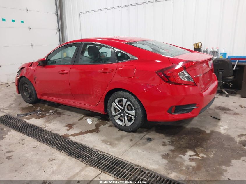 2017 Honda Civic Lx VIN: 2HGFC2F50HH540862 Lot: 43855131