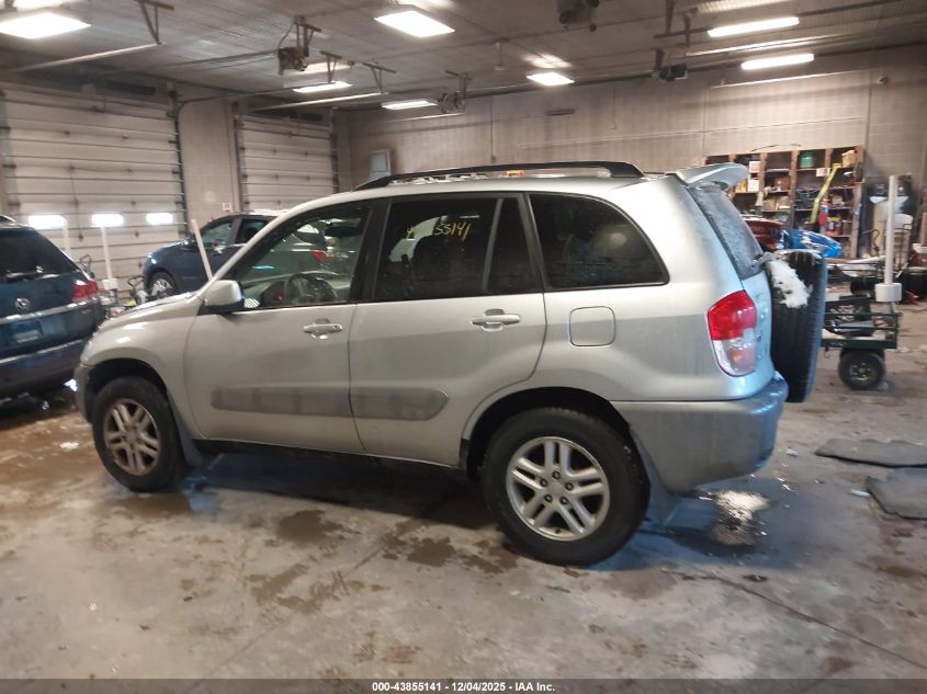 2001 Toyota Rav4 VIN: JTEHH20V616003949 Lot: 43855141